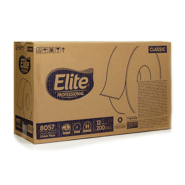 Papel higienico elite  200 mts c/12 8057